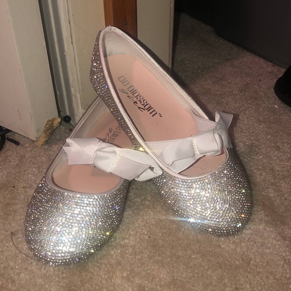 Rhinestone ballet flat